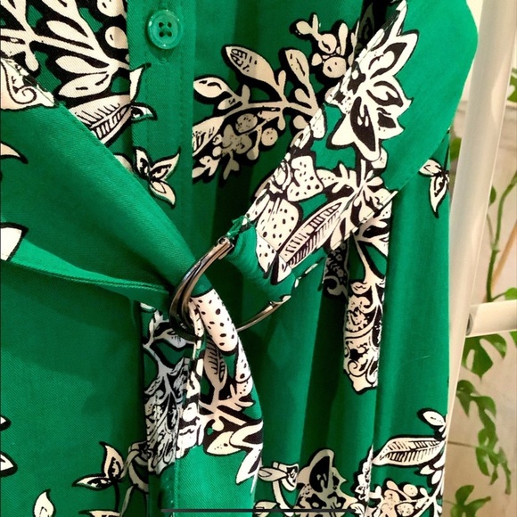 DAVID JONES | Green Shirt Dress - Picture 7 of 13